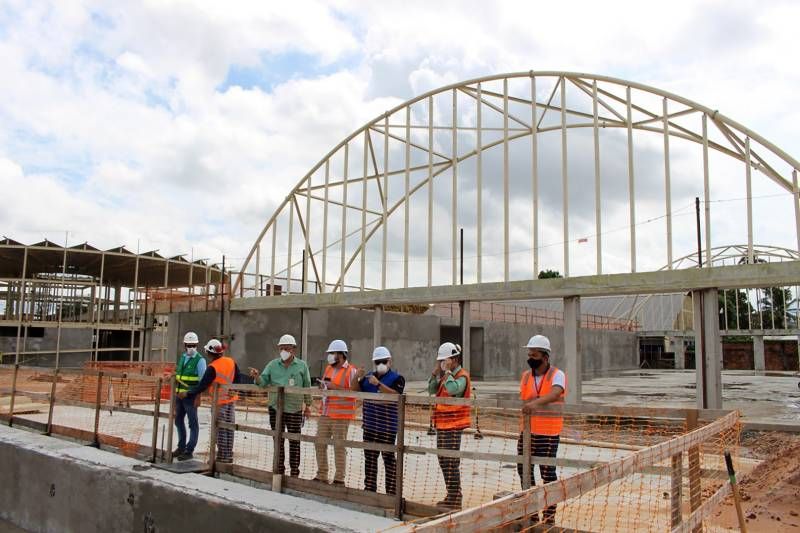Semas visita obras da Usina da Paz na Cabanagem nesta terça-feira, 25