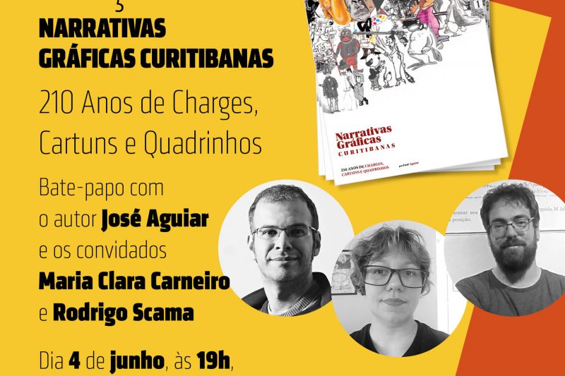 Biblioteca lança livro sobre a história da produção curitibana de charges, cartuns e quadrinhos