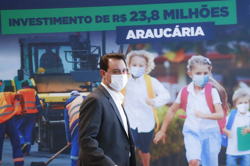 Governo do Estado vai investir R$ 23,8 milhões em pavimentação e escolas em Araucária