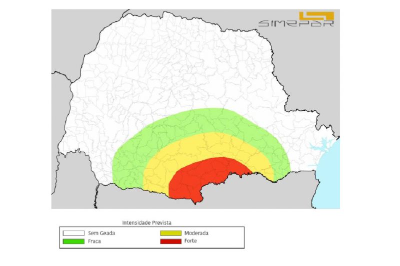 Sanepar alerta que frio intenso e geadas podem romper hidrômetro e causar transtornos