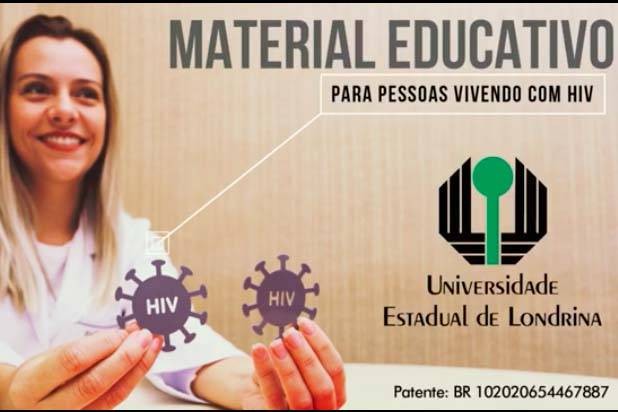 Material educativo da UEL conscientiza e promove a saúde de quem vive com HIV