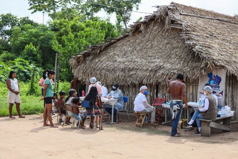 Sespa e UFPA levam assistência em saúde para três aldeias da etnia Kaiapó