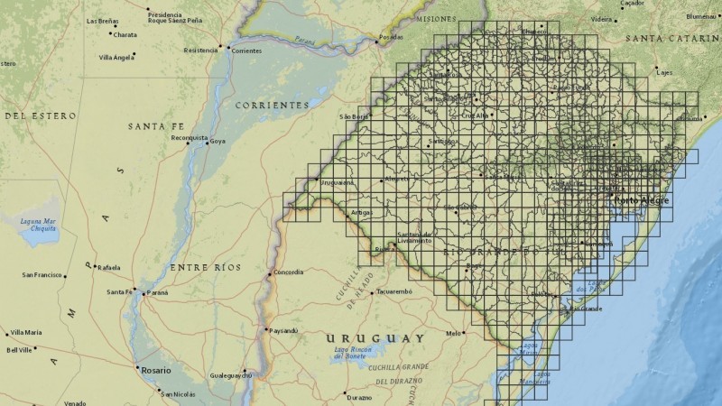 Nova base cartográfica do RS atualiza dados da década de 1970
