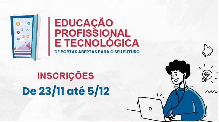 Inscrições para a educação profissional abrem nesta terça (23)