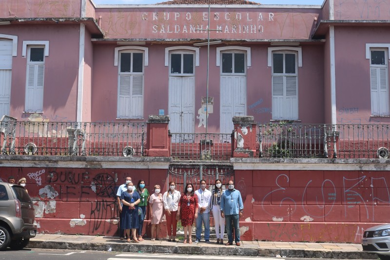 Hemoam ocupará prédio da antiga Escola Saldanha Marinho no centro histórico de Manaus