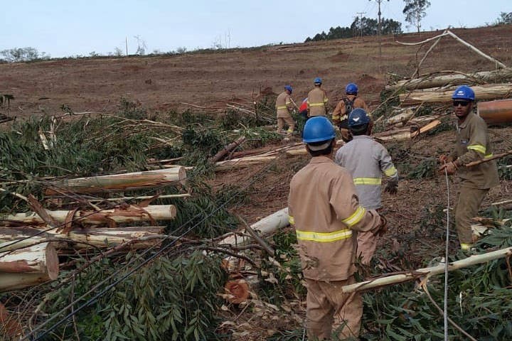 Copel já atendeu mais de 9 mil ocorrências após temporal