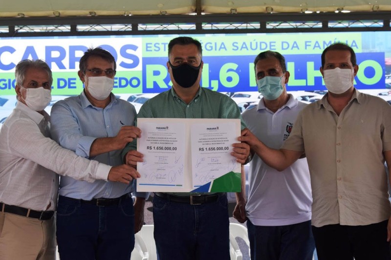 Em Toledo, Estado entrega 48 carros para o programa Saúde da Família de 18 municípios