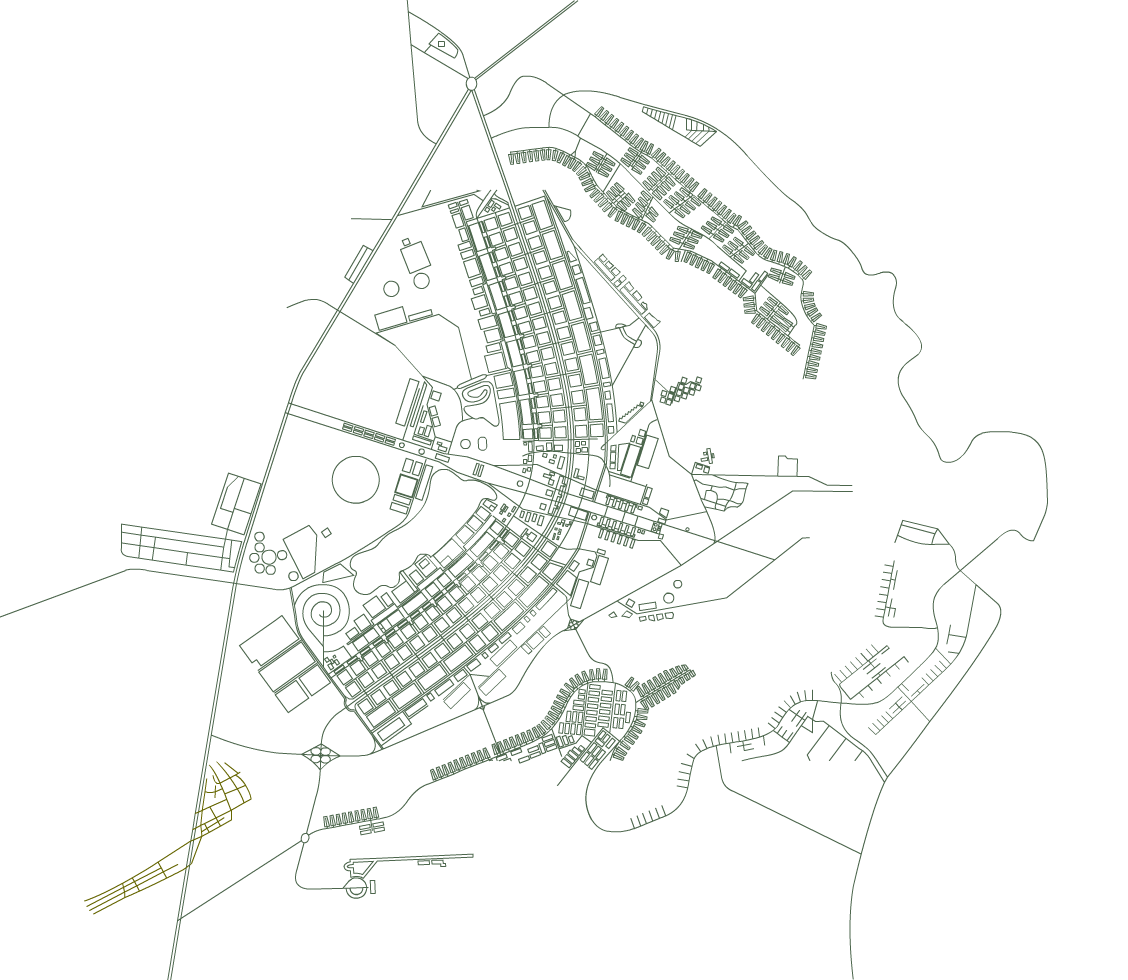 Mapa do Plano Piloto de Brasília
