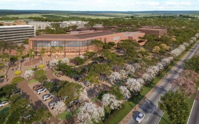 Novo shopping perto do aeroporto terá piscina de ondas e cinema a céu aberto
