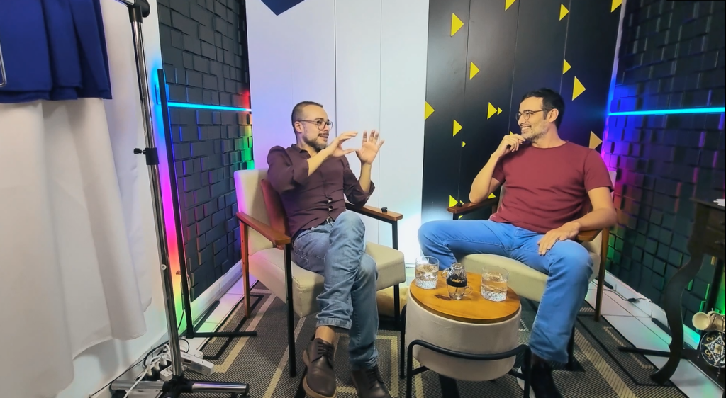 Um podcast diferente gravado em Brasília